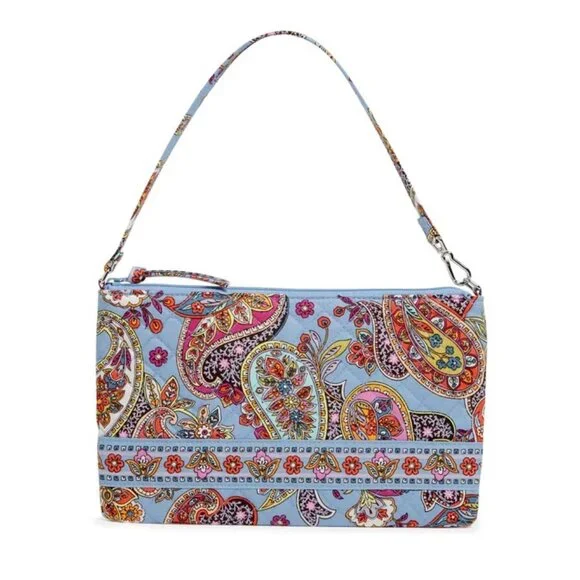 Vera Bradley Paisley RFID Convertible Wristlet - Picture 1 of 5